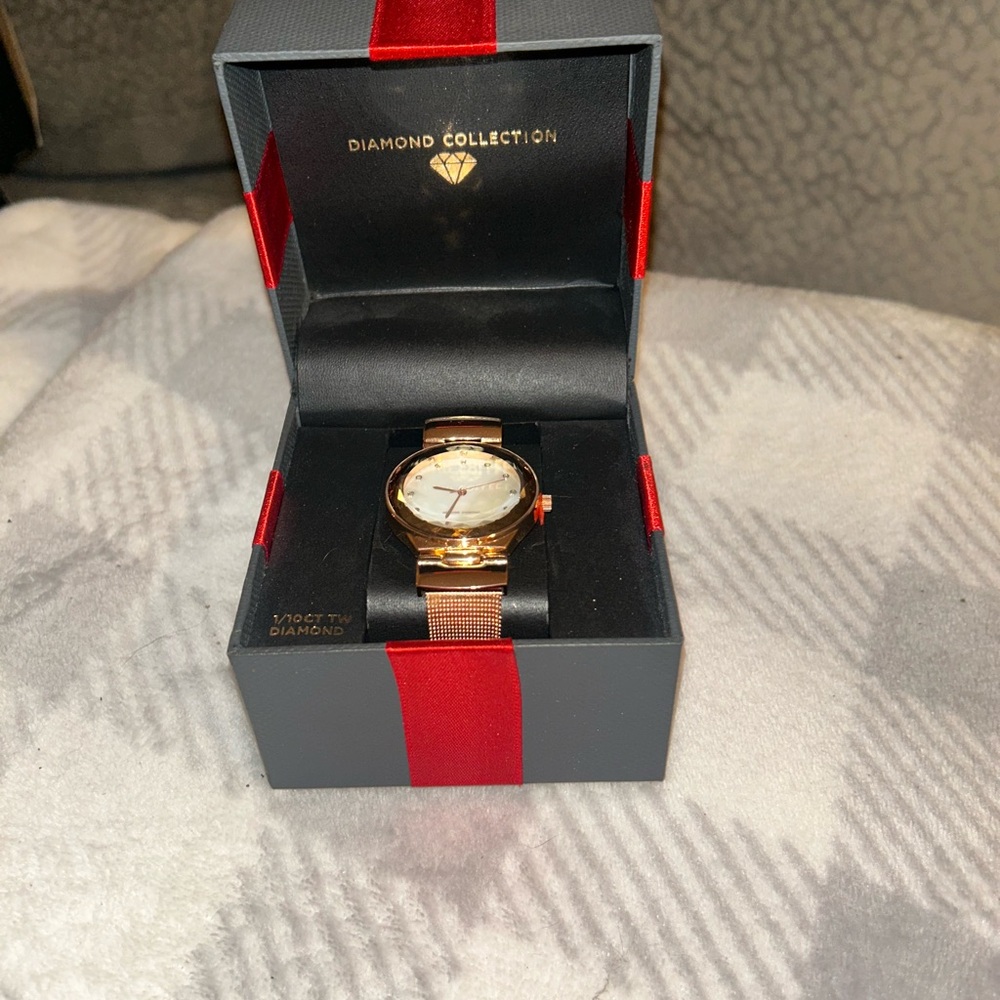 Rose Gold Diamond Collection Watch - Picture 3 of 3